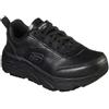Skechers Work Max Cushioning Elite SR KajusHealth Care Scarpa Professionale da Donna, Pelle Sintetica Nera, 37.5 EU