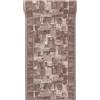 Mazovia Tappeto Cucina - Tappeti Cucina Antiscivolo - Tappeto per Cucina Pelo Corto - Venduto al metro - Cura facile - Beige 80 x 100 cm