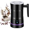 Zhufas Montalatte elettrico 4 in 1 da 600 ml, con rivestimento antiaderente, per schiuma di latte calda e fredda, spegnimento automatico, ideale per caffè e latte cappuccino