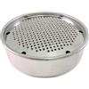 vetrine inrete Vetrineinrete® Grattugia per formaggio acciaio inox grattaformaggio con vano contenitore vaschetta raccogli formaggio formaggiera D10