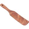 WPKD BLUEIY Spatola in teak, utensile da cucina in legno per bistecca, pizza, insalata, frittura, pala grande, 35 x 6 cm, legno di teak, spatole sfuse, ideale per regali Busin