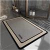 Ergocar Tappeto Bagno Sponge Diatom Super Assorbimento Di Acqua Morbida Anti-Slip Adatto Per Porte Sotto Le Porte, Pavimenti Per Il Bagno, Cucine, Accessori Per La Decorazione Domestica
