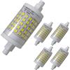 LED ATOMANT 5x Lampadina LED R7S 10W 78mm Dimmerabile Bianco Caldo 900lm | 3000K, Angolo di apertura 360°