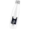 Movoo Design Borraccia Termica Bottiglia Termica Acciaio Inox 500ml Bottiglia Termica Made in Italy Ecologica 24 Ore Freddo & 12 h Caldo - Personalizzata con nome - Space