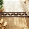 QHanky Tappeto Bagno 25x100cm,Tappetino da Bagno in Diatomite,Tappeto Doccia Antiscivolo,Tappeto Cucina Super Assorbente,Asciugatura Rapida Tappetino,per Cucina,Soggiorno (Multicolore I)