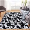 VanderHOME Morbido Tappeto a Pelo Lungo Antiscivolo Shaggy Rettangolare Tappeto Salotto Pelo Lungo Soggiorno per camera da Letto Soggiorno Decorazione Colore della mucca-80 * 200cm