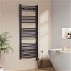 EMKE Scaldasalviette Elettrico per Bagno 140 x 60 cm, Antracite, 600 Watt