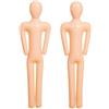 URPIZY Manichino gonfiabile, 150 cm, con manichino in PVC, per Halloween, decorazione di costume, per interni ed esterni, 2 pezzi, colore della pelle
