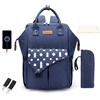 SONARIN Zaino Fasciatoio Bambino per Pannolini,con fasciatoio,Borsa per biberon isolata,2 Borsa per Biberon Isolata,Borsa per Pannolini con porta di ricarica USB,Impermeabile,Grande Capacità