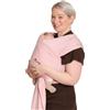 RYLOOBABY Fascia per Bambino Portatore da Neonato a Bambino 3-16kg - Morbida Fasciatura Elastica per Bambino - Testata per la Sicurezza - Portatore per Bambino a Mani Libere - Fascia per Neonato (Rosa Polvere)
