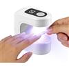 LAIVIYA Mini Lampada UV LED, Portatile Mini UV LED Lampada Per Unghie con USB Ricaricabile, Essiccatore per Unghie per Capsula Chiodo Colla Fake Unghie Festa della Mamma Regalo