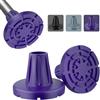 supregear Gommini per Stampelle (21mm, 22mm, x2 unità), Base Larga Punte Antiscivolo per Tutti i Terreni, Piedini di Ricambio Heavy Duty con Adesione Estrema, Gomma Stampella con Inserti Metallici