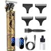 Generico Tagliacapelli Uomo Professionale,Trimmer 0mm,Macchinetta per Capelli,Rasoio per Capelli USB Ricaricabile Impermeabile Portatile Rasoio Elettrico Barba,Schermo LED,Adatto Adulti e Barbiere