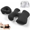 lameico Set di cuscini massaggianti per il petto e il viso, cuscino ergonomico in memory foam per donna, supporto per pancia, supporto per il torace, per lettino da massaggio, spa a casa, rivestimento