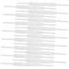 CAXUSD Fermagli di Plastica per Documenti 50pezzi, 2 Fori | Bianco, Design per Fogli Mobili, Confezione da 50, Adatti a Organizzazione Documenti in Casa