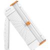 Meafeng Taglierina per Carta A4, Taglierina con Sistema di Sicurezza Automatico, con Righello di estensione, per Tagliare Carta, Foto, Carta Artigianale e Etichette (can Lunghezza di taglio 31cm)