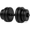 VirtuFit, manubrio regolabile in vinile, da 1 a 15 kg