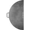 BonFeu BonPlancha 1/2 piastra da forno per focolare Ø60 cm - Acciaio di alta qualità - 60x30x1,6 cm