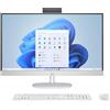 HP PC All-in-One HP 27-cr0222nw con processore AMD Ryzen™ 7 7730U, schermo da 68,6 cm (27") con risoluzione 1920 x 1080 px, 16 GB di RAM DDR4-SDRAM, 512 GB di SSD, sistema operativo Windows 11 Home, connettività Wi-Fi 6 (802.11ax), colore Bianco
