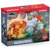 SCHLEICH Figurine Robot di lava Value Pack, Schleich 72225, Eldrador Creatures, Cyborg di lava, con ascia di lava