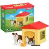 Schleich FARM WORLD Casetta per cani, giocattolo per bambini dai 3 anni in su, 18,8 x 8,2 x 14,7 cm, Figurine Niche