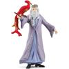 SCHLEICH Figurine Silente e fenice Fawkes Harry Potter, Schleich 42637, Wizarding World, 11 x 4 x 12 cm, per bambini dai 6 anni in su