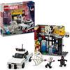 LEGO Marvel Spider-Verse Miles Morales contro La Tache, set da costruzione, 375 pezzi, minifigure Gwen Stacy e Jefferson, dai 9 anni in su