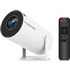 OEM Proiettore, risoluzione 4K, connettività wireless, HY300 Pro-White, spina UE