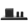Hisense Soundbar, HISENSE AX5140Q, 5.1.4 canali, Dolby Atmos e DTS:X, 520 W, subwoofer e diffusori posteriori wireless, HDMI eARC
