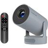 OEM Proiettore, compatibile con 8K, design portatile, comando vocale ProNewGrey RC, spina UE-b