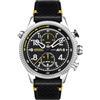 AVI-8 Mens 43mm Hawker Hunter Duke Chronograph Halton Japanese Meca-Quartz Pilot Watch with Leather Strap AV-4080-01