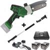 GreenBay TopSaw 5C - Potatore a batteria su asta - 2 batterie da 16,8V - 2Ah