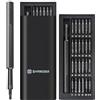 Sharden - Set di cacciaviti di precisione 49 in 1, piccoli cacciaviti, kit di riparazione magnetico per laptop, iPhone, telefono cellulare, PC, MacBook, tablet, computer, PS5, PS4, elettronica,