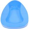 PAMINGONO Padella da Letto Rinforzata in Plastica Blu per Anziani | Persone Allettate e Pazienti Immobili, Uso in Case di Ospedali, Idonea a Tutte le Taglie