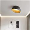 AORom Plafoniere A LED Lampada da Soffitto Moderna, 24W 13,7 Pollici 2800-6500K Dimmerabile Rotondo Apparecchio di Illuminazione per Montaggio A Incasso, Apparecchi di Illuminazione per Decorazioni