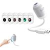 Dujuanus Proiettore di Luce Notturna HD Smart Dynamic 5D, Plug and Play, Proiettore HD Star con 3/6/12/24, Proiettore USB a 360°, per Camera da Letto, Soffitto, Tetto Auto (6 Films)