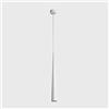 Modeen Bancone Bar LED Cono Lungo Tubo Sospensione Lampadario Cilindrico Regolabile in Altezza Lampada Sospensione Semplice Ristorante Nordico Anteriore Testa Singola Sospeso Droplight in Alluminio