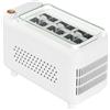 Jotekonoby Macchina per Ghiaccio Portatile per Auto 12V, Mini Macchina per Ghiaccio Compatta con 8 Cubetti, Raffreddamento Rapido, ABS per Mini Frigorifero, Raffreddatore per Veicoli, Camper, Barca