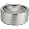 hanlongyu Posacenere da esterno con coperchio, vassoio per cenere in acciaio inox, antivento in metallo, per uso interno o esterno, posacenere da scrivania, ufficio, patio, decorazione per la casa