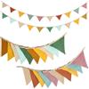 Alaoo Bandierine Colorate, 2PCS Bandierine per Cameretta con Nappe,A