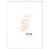 KAIWIN Cornice per foto 30x40 cm Bianca 1 set, Cornice per poster in legno adatta per A4 con passepartout, Cornici per foto 16x12 per montaggio a parete per casa, ufficio, galleria con foto, poster
