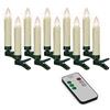 Hellum 530209 Albero di Natale Candele, WeiÃŸ, warmweiãÿ