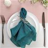 SYSUII 32 x 32 cm, 12 tovaglioli in tessuto di cotone mussola, tovaglioli da tavolo, lavabili, per feste, compleanni, caffè, ristoranti, cucina, verde
