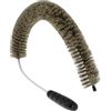 QWORK® Scovolino Flessibile per Termosifoni, 81 cm - Setole Naturali Morbide, Testina in Silicone