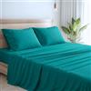 MAXIME MAISON - Lenzuola Letto Singolo Cotone Made in Italy in Puro Cotone 100%, Completo Letto Singolo 1 Federa Inclusa, Tocca con Mano la Qualità (Oceano)