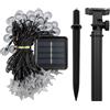 Tiardey Catena luminosa solare da esterno impermeabile, 50 LED 8 modalità Luci solari solari Illuminazione esterna/interna