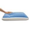 Generico cuscini guanciali da letto in MEMORY lavabile in lavatrice 40X75 CM SOPHIE FIRENZE (BIANCO, BUGNATO ALTO 15 CM.)