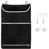 Kinesgsg Cesto Portabiancheria, Sacco Biancheria Sporca Materiale in Nylon, Sacco Portabiancheria con Due Ganci e Ventose, Retina per Lavatrice Portatile e Pieghevole, per Camera da Letto, Bagno