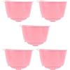 Pilipane Tazze da caffè Riutilizzabili da 5 Pezzi, Tazza per Capsule per Macchina da caffè Ricaricabile Adatta per Caffettiera Serie Dolce Gusto(Rosa)