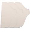 HEATSHAKING Copri vestiti armadio in cotone e lino, antipolvere e antiscivolo, 3 pezzi, 43 x 21 cm, per grucce appendiabiti